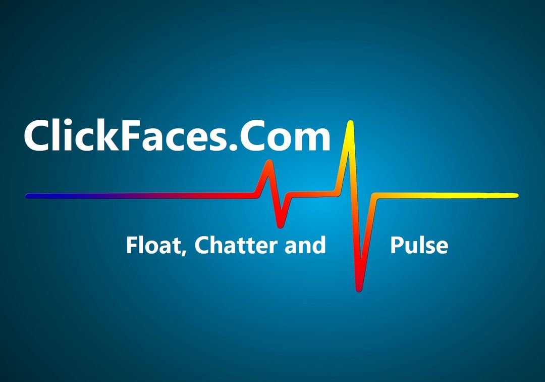 click faces cloud media messenger float chatter and pulse